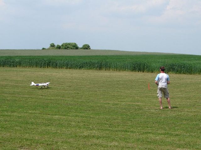 Anfang Juni 2008 - Der Flugbetrieb wird aufgenommen