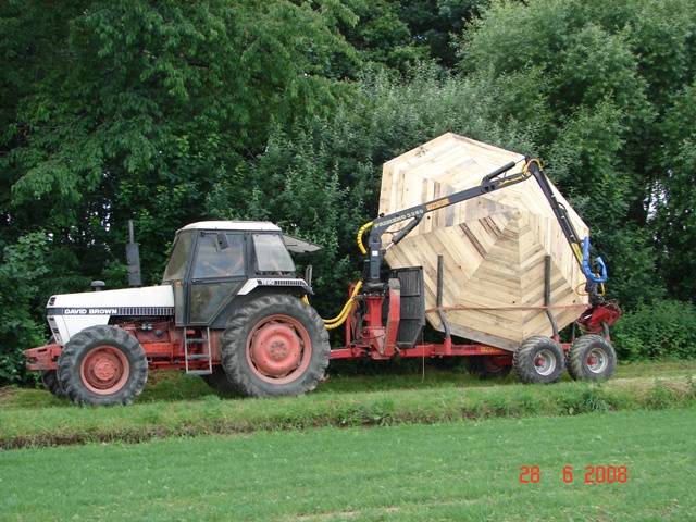 28. Juni 2008 - Der Pavillion trifft ein