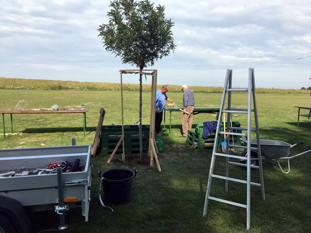 September 2019 - Ein Baum wird geplanzt